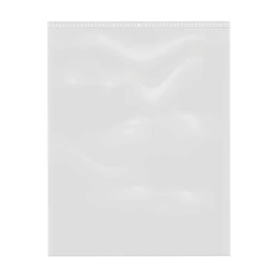 Afbeelding van 100 zakjes met ritssluiting, hersluitbaar, transparant, voor levensmiddelen, sieraden, accessoires, formaat 35 x 45 cm