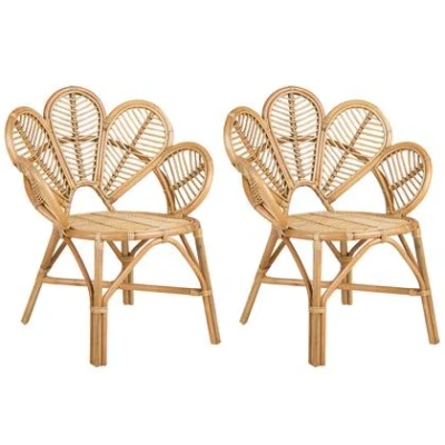 Afbeelding van Beliani FLORENTINE II Fauteuil Natuurlijk Rotan