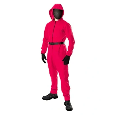 Afbeelding van Bristol Novelty Kostuum en masker voor volwassenen, 301595S000, rood, maat S