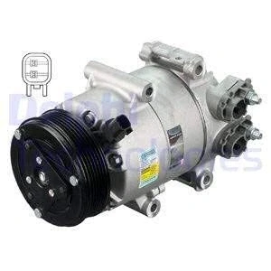 Afbeelding van DELPHI CS20323 AC Compressor Visteon VS16 PAG 46 Met compressorolie FORD: FIESTA 6