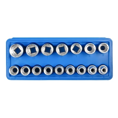 Afbeelding van SW Stahl 05640L Doppenset 16 Twaalfkant Chroom vanadium staal 1/2 Vierkant
