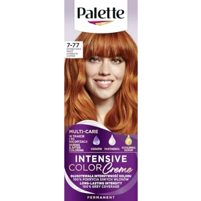 Afbeelding van Palette, Haarkleur, Intensieve Kleur Crème Haarverf 7 77 Intens Koper (7 koper)