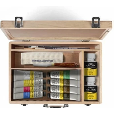 Afbeelding van Winsor &amp; Newton Galeria Acrylic Woodbox