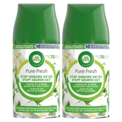 Afbeelding van Air Wick Pure Fresh Luchtverfrisser Jasmijn en Witte Bloemen Navulling 250 ml