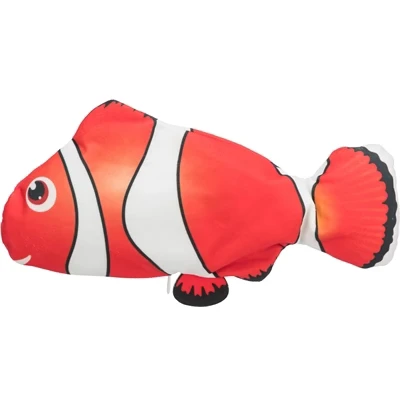 Afbeelding van Trixie Spartelvis Stof Catnip Oranje 26 CM