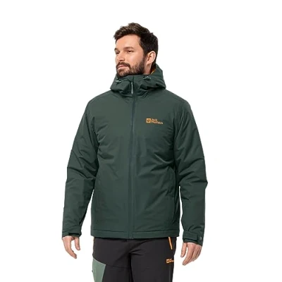Afbeelding van Jack Wolfskin Wisper INS JKT M Regenjas, Heren, Maat: XXL, Black olive