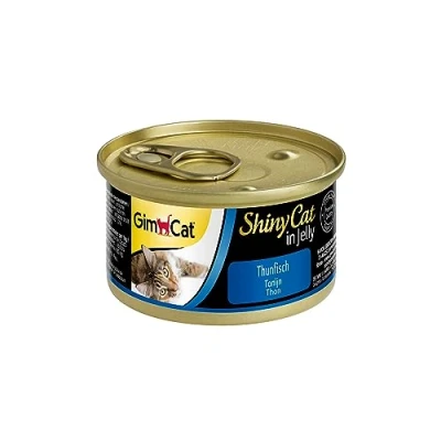 Afbeelding van 24x GimCat ShinyCat in Jelly Tonijn 70 gr