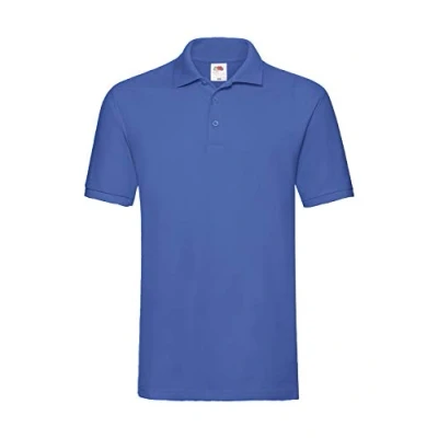 Afbeelding van Fruit of the Loom Premium Polo S M L XL XXL 3XL ook kleursets kleursets, Blauw,
