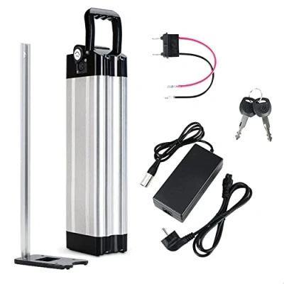 Afbeelding van Pedelec E Bike accu 36 V, 15,6 Ah, 577 Wh, geschikt voor motoren 250 W/350 W/500 W, MiFa Rex Prophete Aldi, Phylion/XH370 10J met oplader