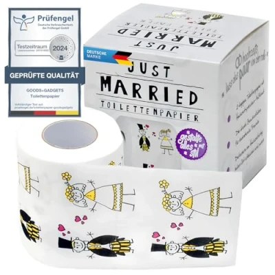Afbeelding van Toiletpapier Geschenkdoos Nieuwigheid (Bruiloft)