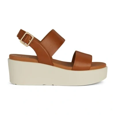 Afbeelding van Geox D Xand 2.2s A sandalen met sleehak voor meisjes, Oker