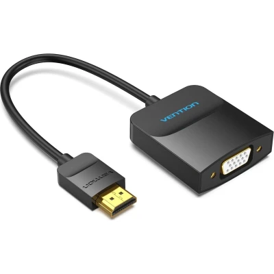 Afbeelding van Adapter HDMI naar VGA Vention 42154 Zwart 15 cm