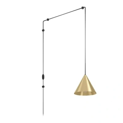 Afbeelding van EGLO Narices Hanglamp E27 Staal Zwart;Goud