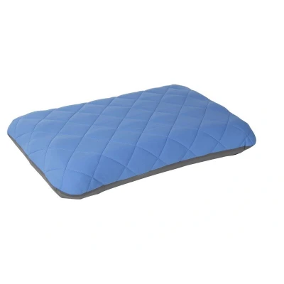 Afbeelding van Bo Camp Opblaasbaar Kussen Met Sloop 30D Polyester Blauw