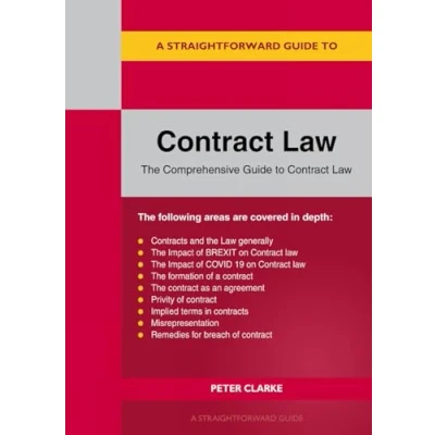 Afbeelding van A Straightforward Guide to Contract Law