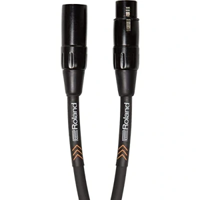 Afbeelding van Roland 3 m lange zwarte symmetrische micro kabel RMC B10