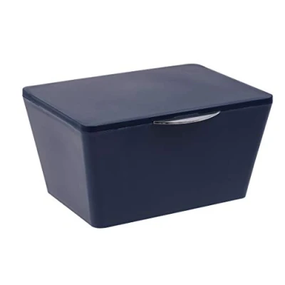 Afbeelding van Wenko Opbergbox Brasil 14 X 20 10 Cm Donkerblauw
