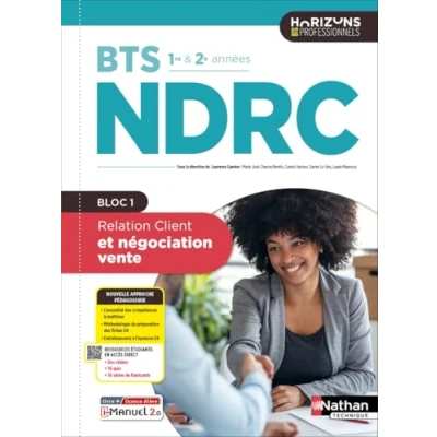 Afbeelding van RELATION CLIENT ET NEGOCIATION VENTE BTS NDRC 1E 2E ANNEE