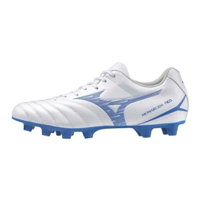Afbeelding van Mizuno MONARCIDA NEO III SELECT Voetbalschoenen Wit/laser blue Dames/Heren Maat 42