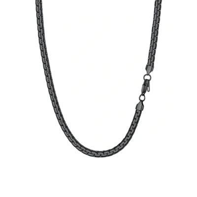 Afbeelding van PROSTEEL Halsketting voor heren en dames, platte schakels, 4 mm/6 mm, van roestvrij staal/verguld. Lengte 36/46/51/55/61/66/71/76 cm, Geen edelsteen