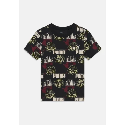 Afbeelding van Puma TEE Unisex Sport Tshirt voor kinderen, Maat: 164, Black
