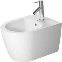 Afbeelding van Duravit ME by Starck wandbidet Compact 37x48cm met kraangat overloop wit