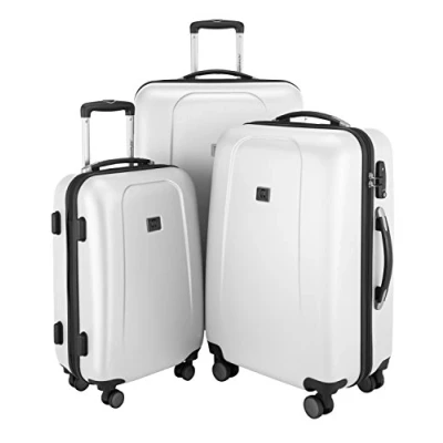Afbeelding van HAUPTSTADTKOFFER Wedding trolley koffer met 4 wielen, Wit., Set, set