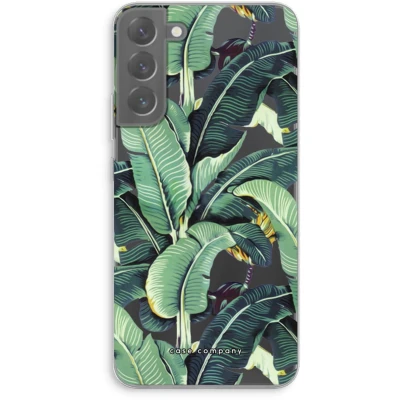 Afbeelding van Case Company® hoesje geschikt voor Samsung Galaxy S22 Plus Bananenbladeren Soft Cover Telefoonhoesje Bescherming aan alle Kanten en Schermrand