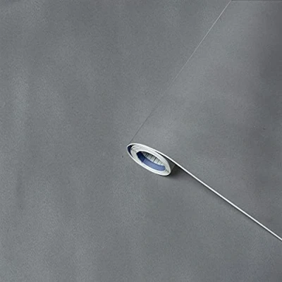 Afbeelding van Venilia 53195 Zelfklevende grijze suède, fluwelen look, plakfolie, meubelfolie, zelfklevend, 45 cm x 1 m, 140 µm (dikte: 0,14 mm),