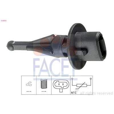 Afbeelding van FACET 10.4010 Sensoren Zonder bevestigingsbeugel Made in Italy OE Equivalent TOYOTA: Celica VI Coupe, V MR2 II Coupe