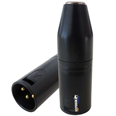 Afbeelding van keepdrum adp08 XLR naar mini jack 3,5 mm converter adapter voor videomicrofoons