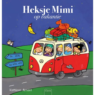 Afbeelding van Heksje Mimi op vakantie