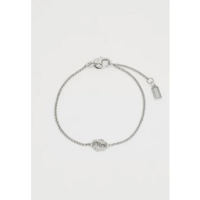 Afbeelding van BOSS Double B Petit Armband silvercoloured, Dames, Maat: One Size, Silver coloured