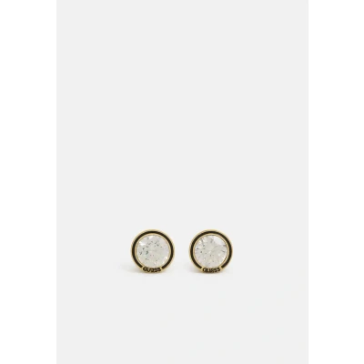 Afbeelding van Guess Studs Oorbellen Yellow goldcoloured/black, Dames, Maat: One Size, gold coloured/black