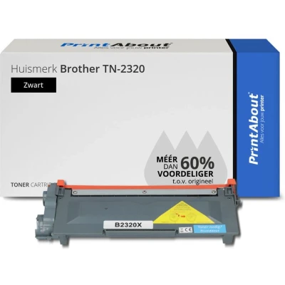 Afbeelding van Huismerk Brother TN 2320 Toner Zwart Extra hoge capaciteit