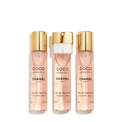 Afbeelding van Chanel Coco Mademoiselle eau de toilette Twist and Spray Refills 3 x 20 ml refill