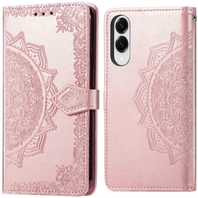 Afbeelding van imoshion Mandala Bookcase voor de Samsung Galaxy S25 Edge Rosé Goud