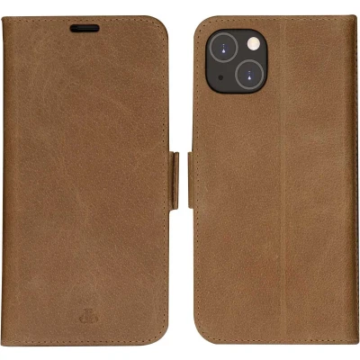 Afbeelding van Dbramante1928 Leren Book Case Bruin iPhone 14 Plus