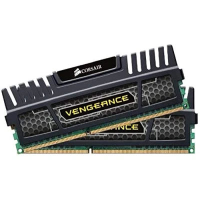 Afbeelding van Corsair CMZ16GX3M2A1600C9 Vengeance 16 GB (2 x 8 GB) DDR3 1600 MHz CL9 krachtig desktopgeheugen met XMP profiel, zwart