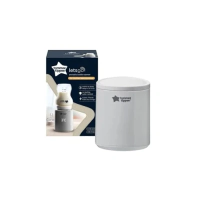 Afbeelding van Tommee Tippee LetsGo draagbare flessenwarmer voor babyflesjes oplaadbaar via USB elektrische lichtgewicht en reisvriendelijk