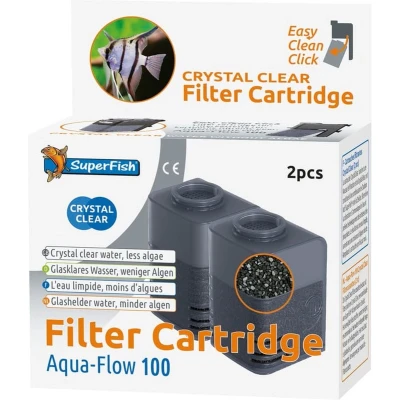 Afbeelding van Superfish Aquaflow 100 Filter Crystal Clear Cartridge Filtermateriaal