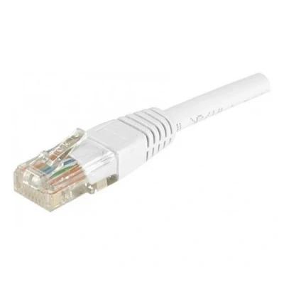 Image de Cordon patch RJ45 utp cat 6 blanc 2 m