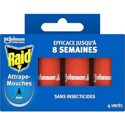 Image de Raid Rubans Attrape Mouches Jusqu&#039;à 8 Semaines d&#039;Efficacité Sans Insecticides 4