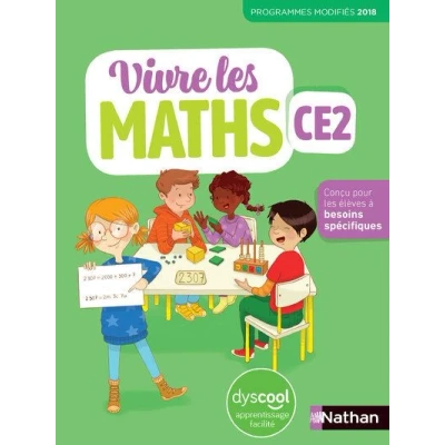 Image de Vivre les maths CE2 Fichier élève Dyscool 2020