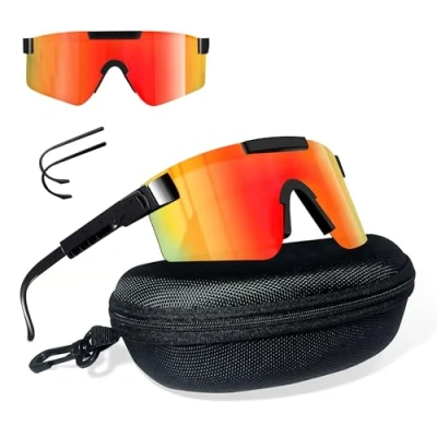 Afbeelding van Snelle bril Rave fietsbril voor dames en heren sportbril gepolariseerde zonnebril UV400 outdooractiviteiten zoals fietsen, hardlopen, skiën