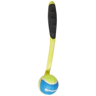 Afbeelding van Hondenspeelgoed Fetch tennisbalwerper geel 31cm