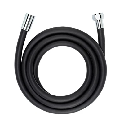 Afbeelding van WENKO Doucheslang Design 175cm Mat zwart Anti twist Glad oppervlak