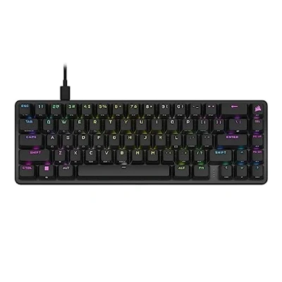 Image de CORSAIR K65 PRO MINI RGB Clavier 65%, gaming backlit USB Anglais US commutateur : OPX