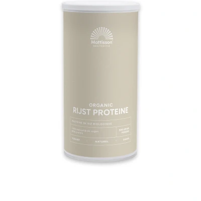 Afbeelding van Mattisson Biologische Rijst Proteïne Poeder 80% Naturel 500 g