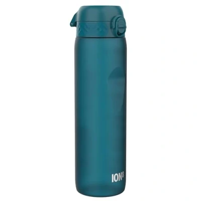 Afbeelding van Ion8 Drinkfles van 1 liter met tijdmarkering om te drinken, lekvrij, gemakkelijk openen, veilige vergrendeling, vaatwasmachinebestendig, BPA vrij, ideaal voor sportschool, gezondheid en fitness,